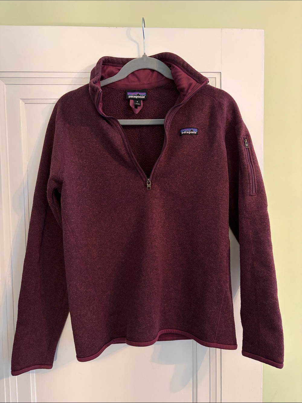 Patagonia Women’s Better Sweater Quarter-zip Fleece Pullover - Burgundy Plum